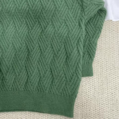 3D Jacquard Loose Top