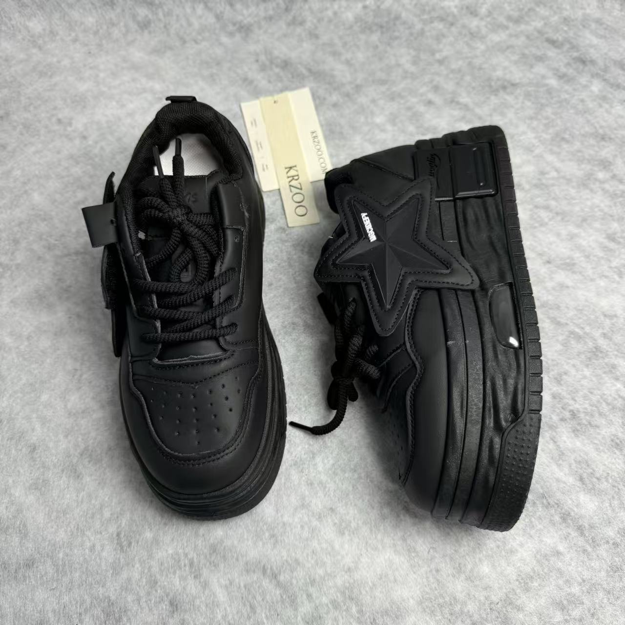 Star system platform wedge heels