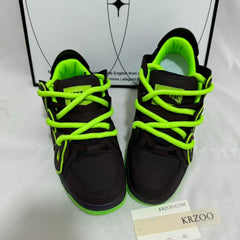 Color-block Letter Sneakers