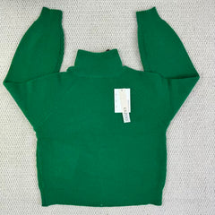 Retro V-neck Zip Knit Jacket