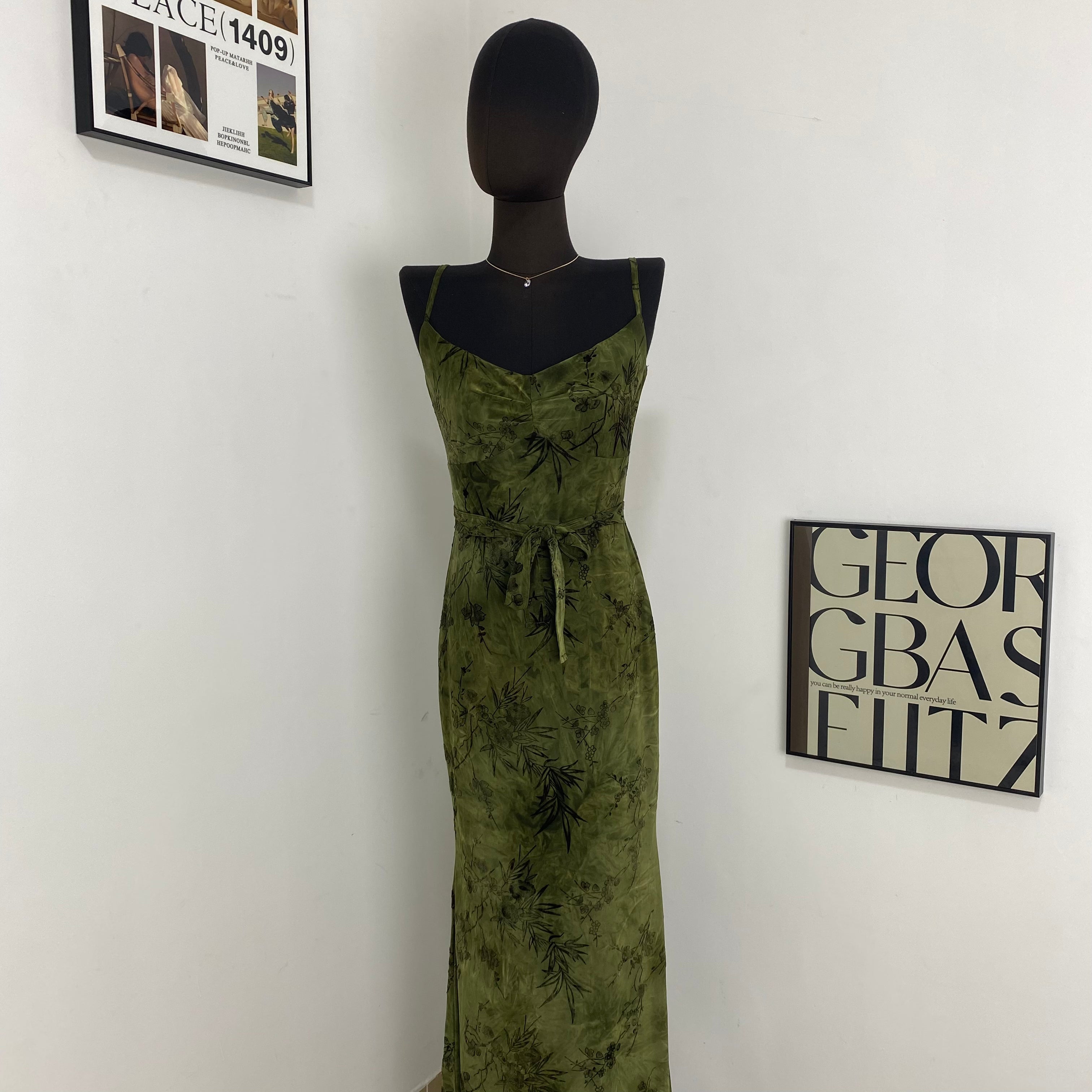 Slimming V-Neck Slip Dress