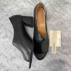 Thick-soled casual high-heeled shoes