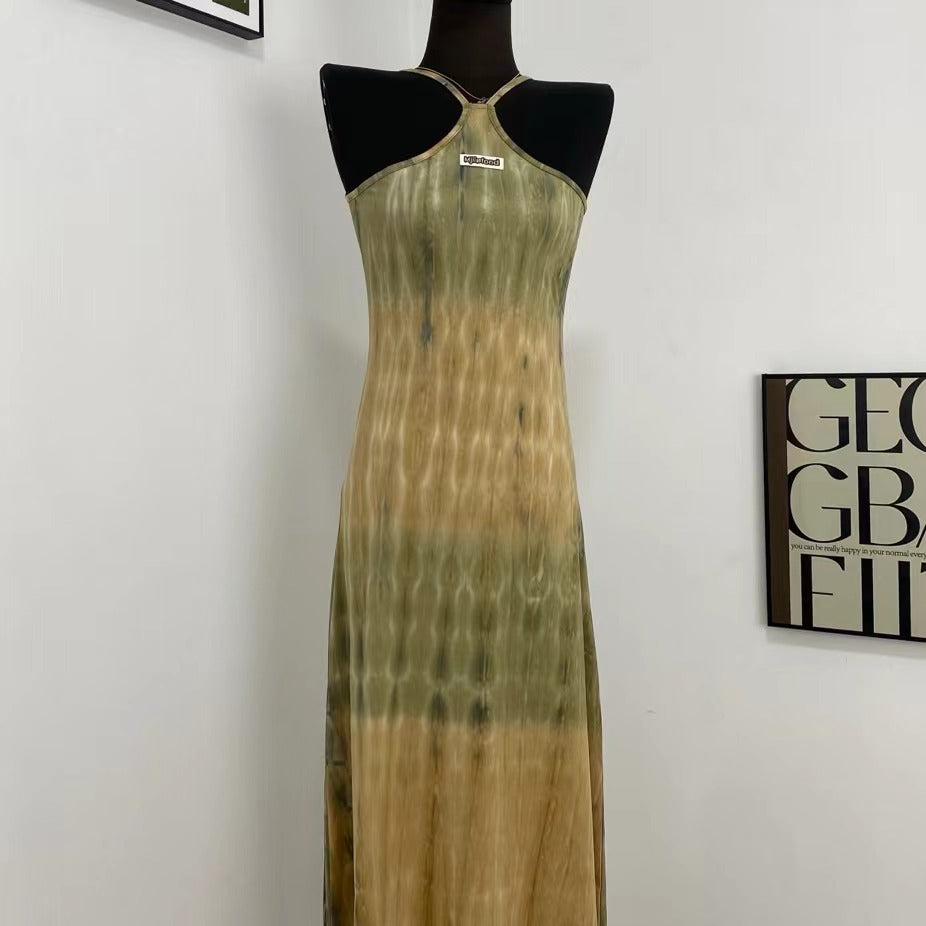 Printed And Dyed Reversible Dress