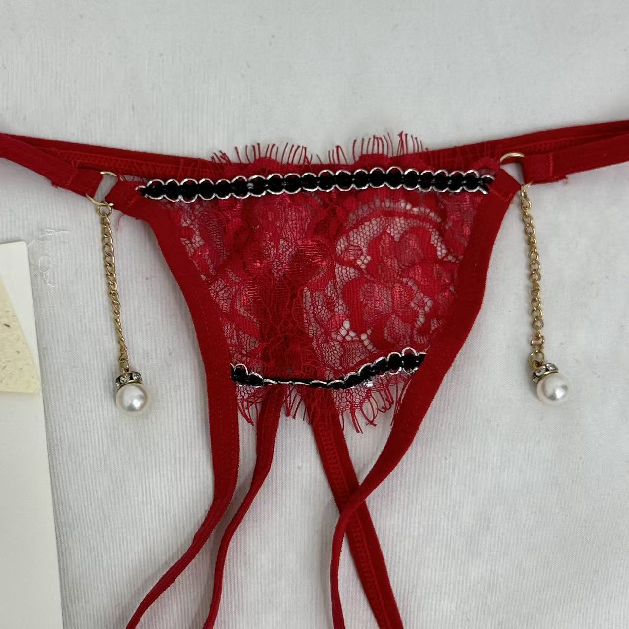 Lace European And American Style Low-Waisted Thongs
