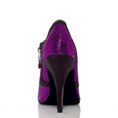 Women's Sparng Glitter Customized Heels Dance Boots Salsa Dancing Shoes