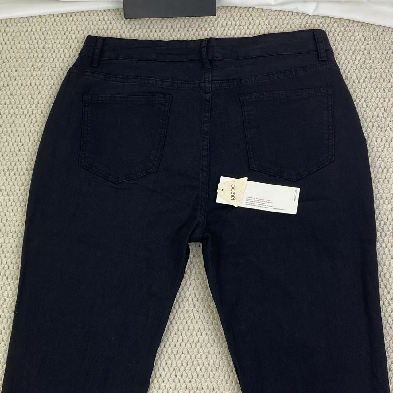 Slim straight-leg jeans