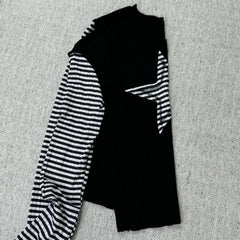 Star-shaped stripe patchwork