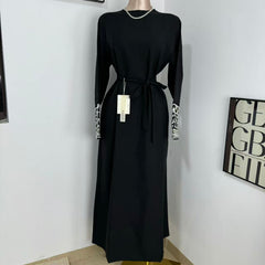 Cotton-Linen Embroidered Closed-Style Robe