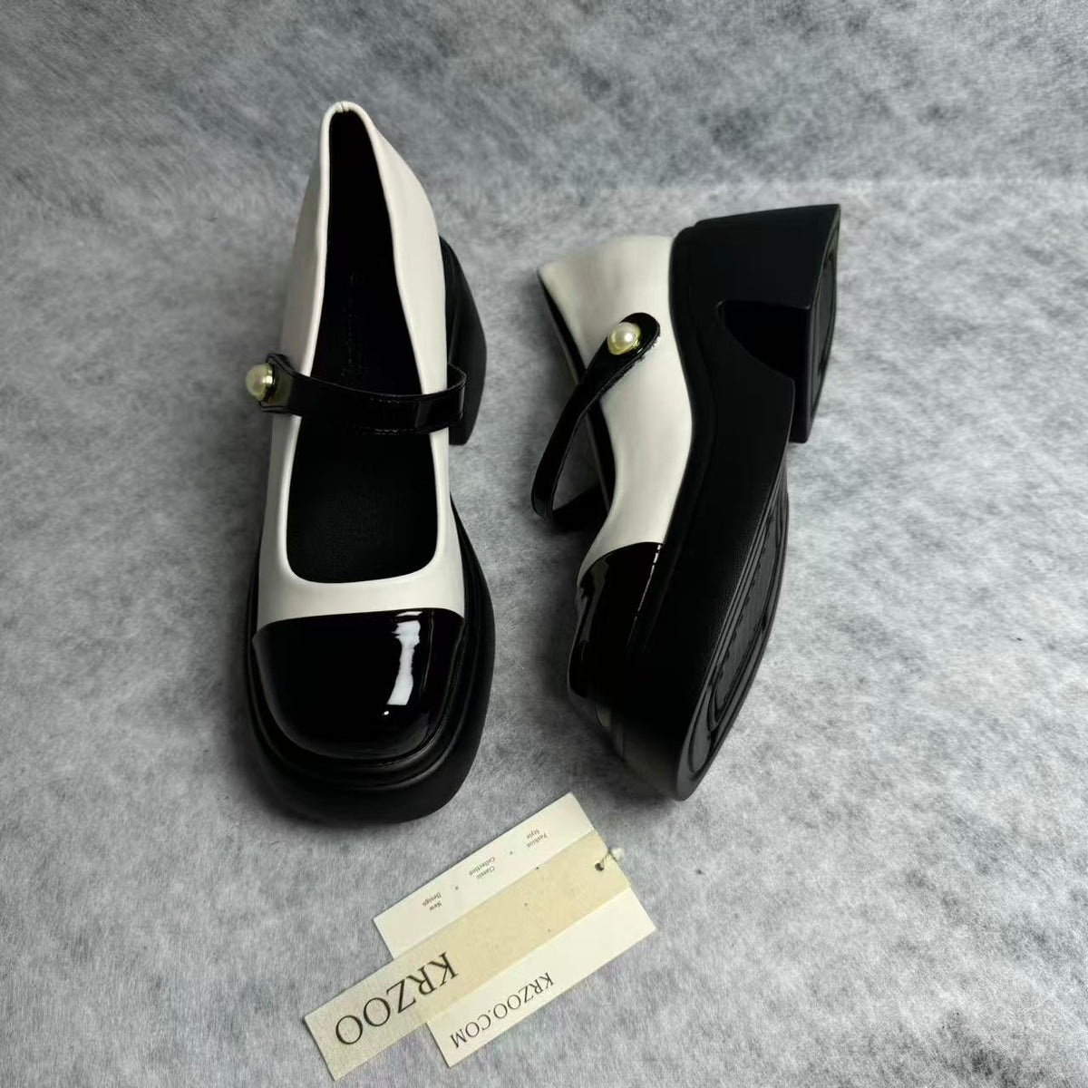 Colored Mary Jane High Heel Shoes