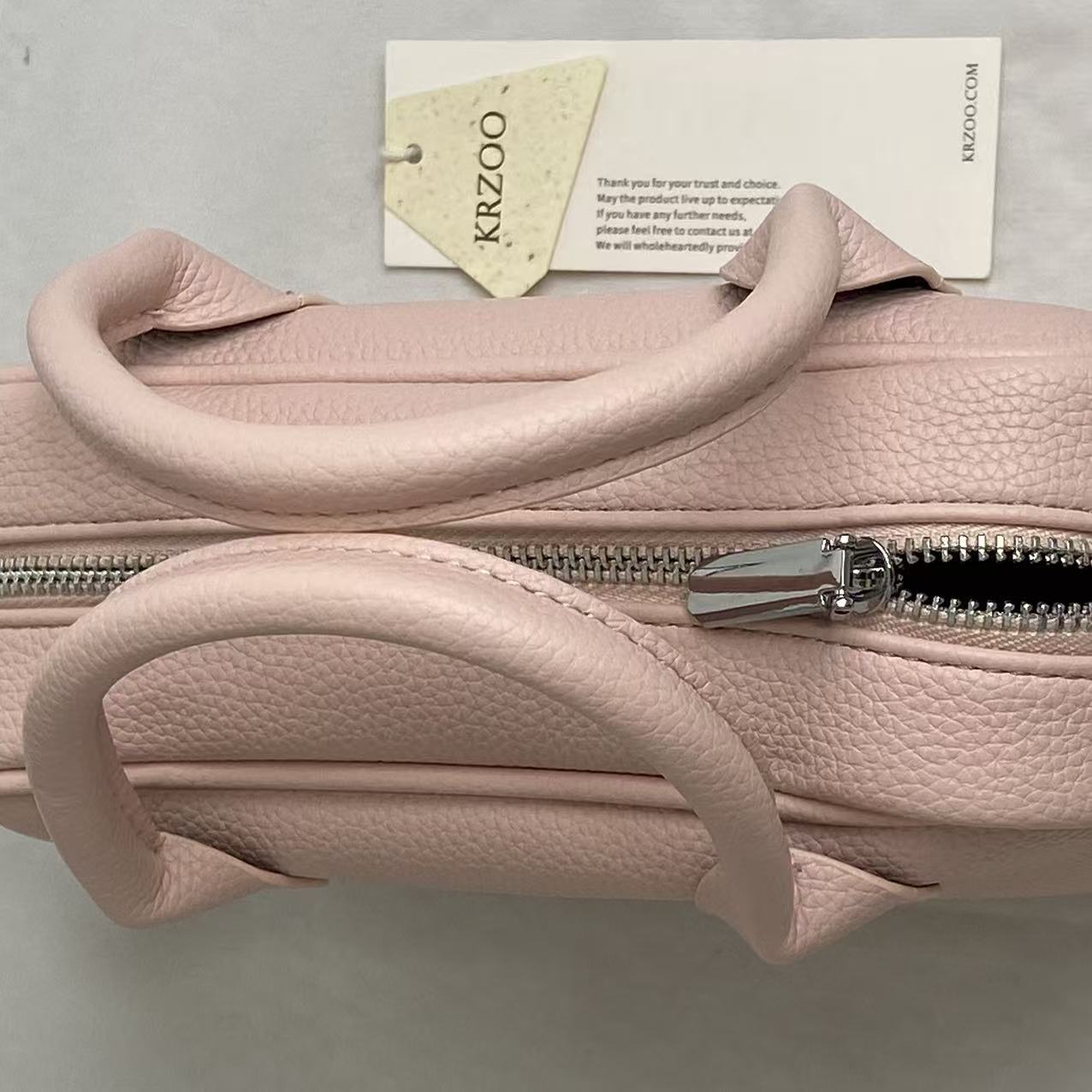 Litchi-patterned shell crossbody bag