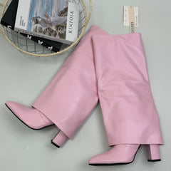 Calf-length boots and knee-high boots