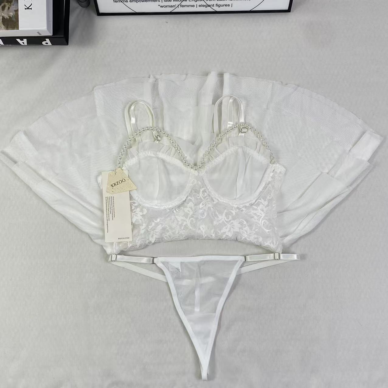 Lace lightweight sheer set