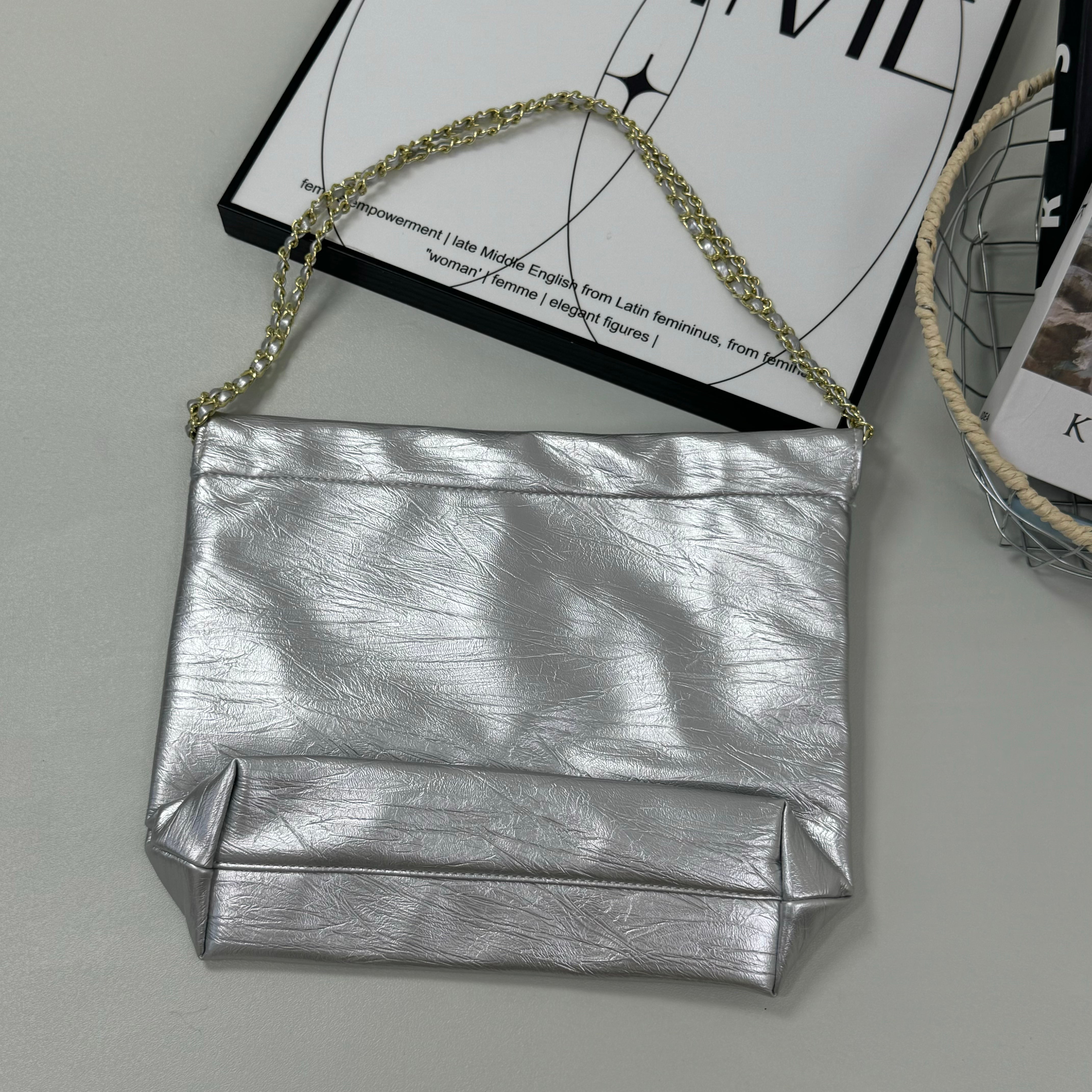 Pearl Chain Shoulder Bag