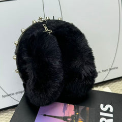 Sheepskin one-piece warm ear cover