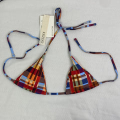 Striped two-piece swimming suit