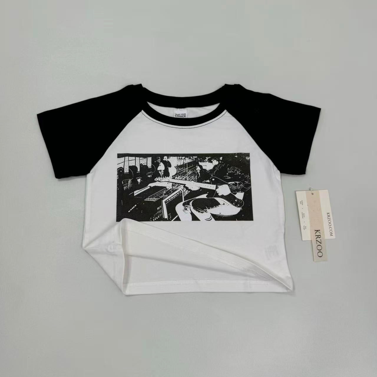 Band jacket with shoulder-sleeve short sleeves