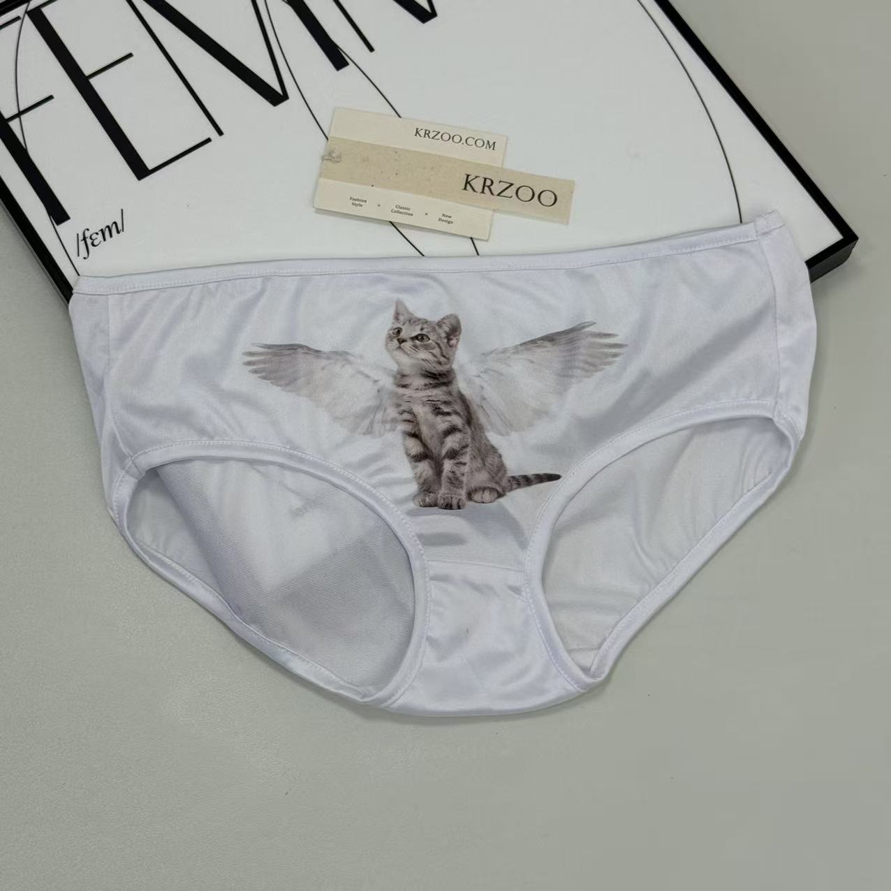 Cartoon-printed quick-drying underwear