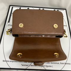 Waxed Leather Shoulder Bag