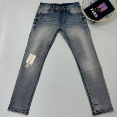 Washable micro-flare stretch slim-fit jeans