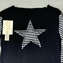 Star-shaped stripe patchwork