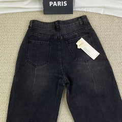 High street washed and distressed heavyweight