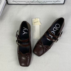 Ballet platform flat shoes
