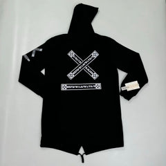 Hip-hop hooded cape coat