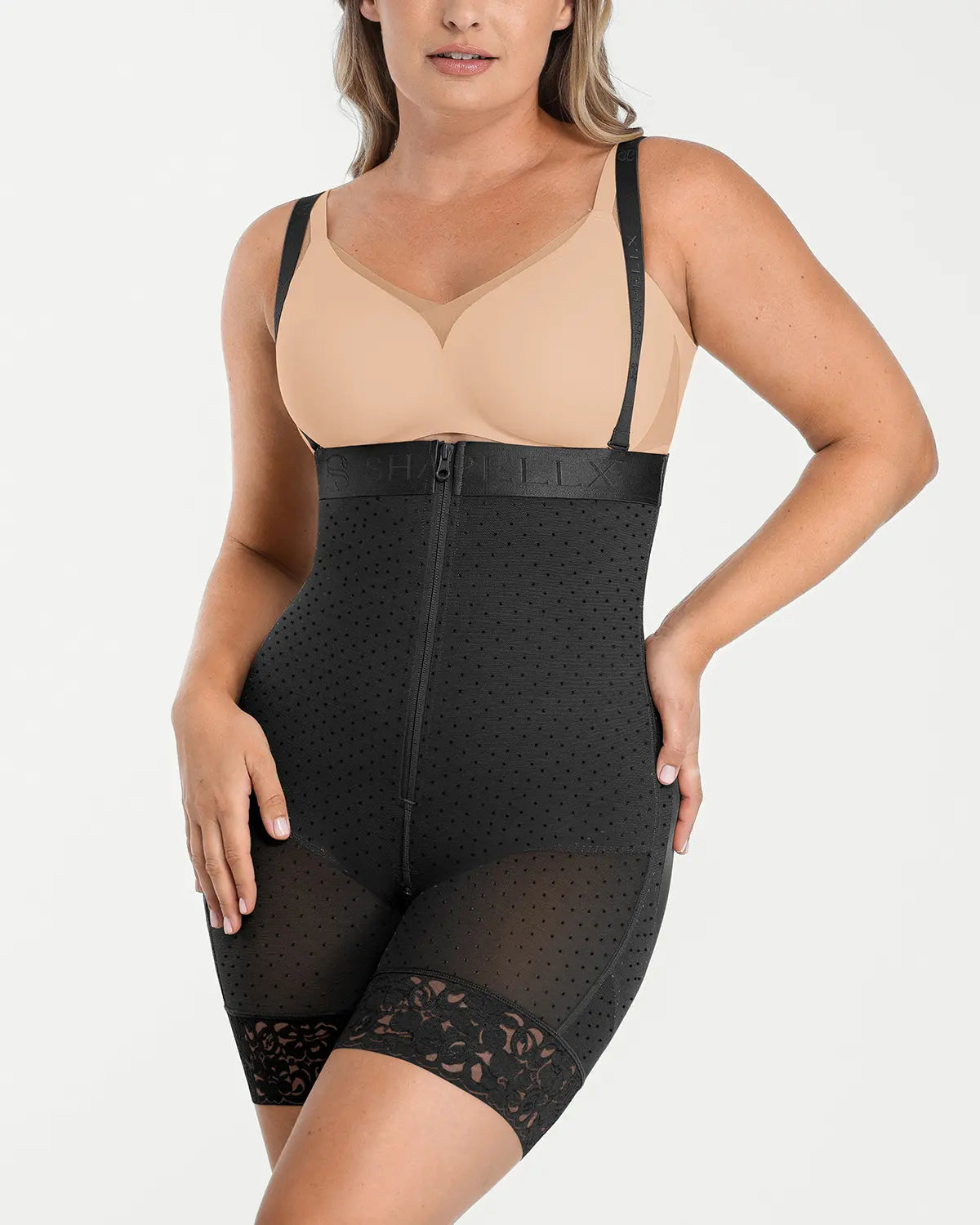 BOOT-YEAHâ„?AirSlim® High-Waisted Polka Dot Short