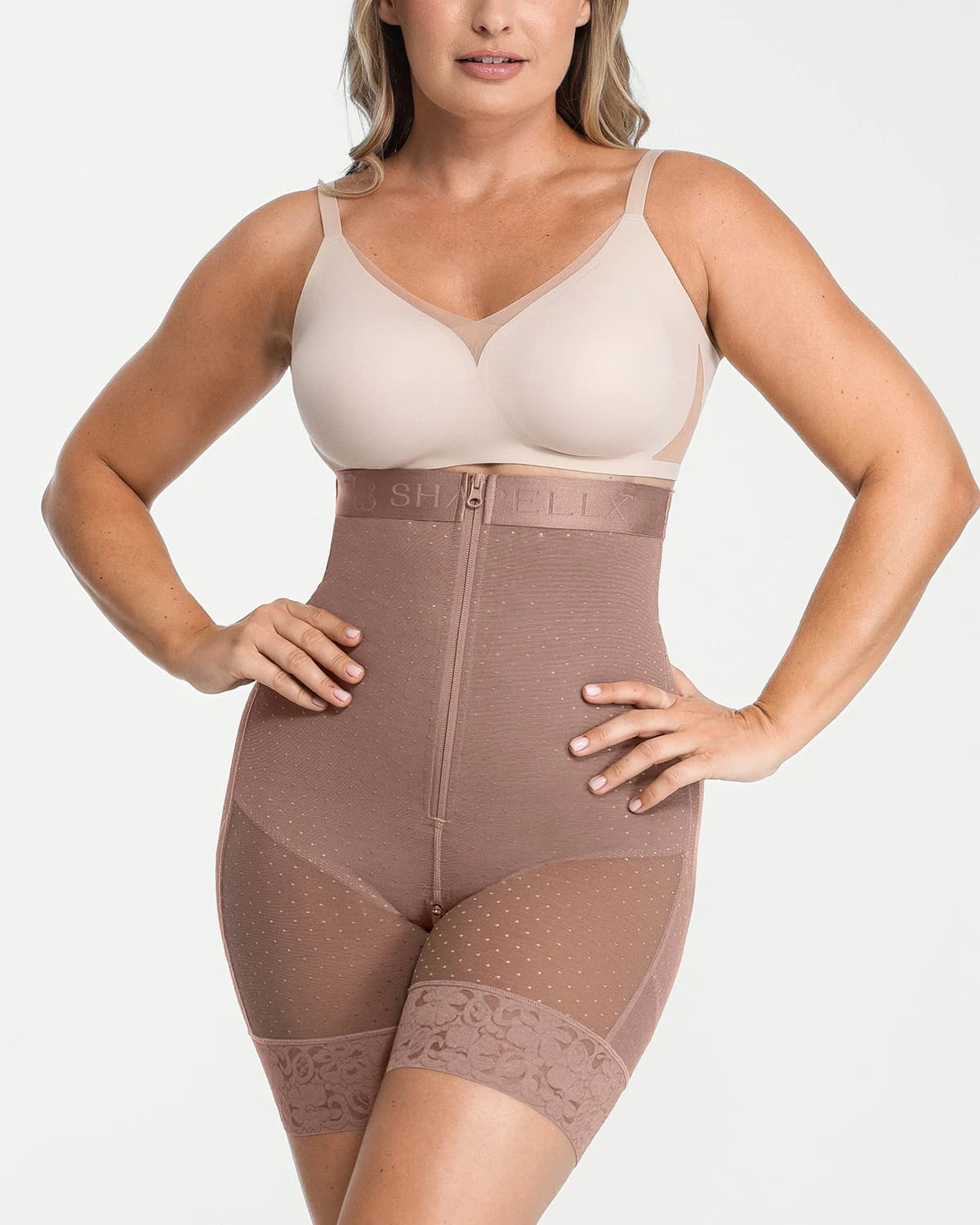 BOOT-YEAHâ„?AirSlim® High-Waisted Polka Dot Short