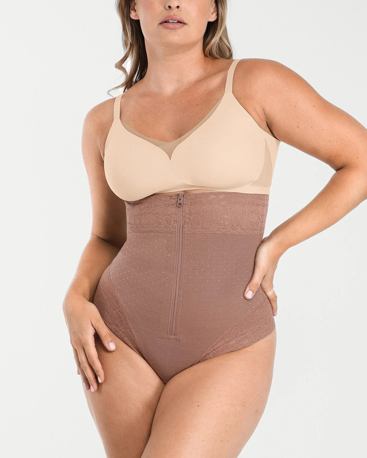 Bare Essentialsâ„?AirSlim® High-Waisted Polka Dot Shaping Thong