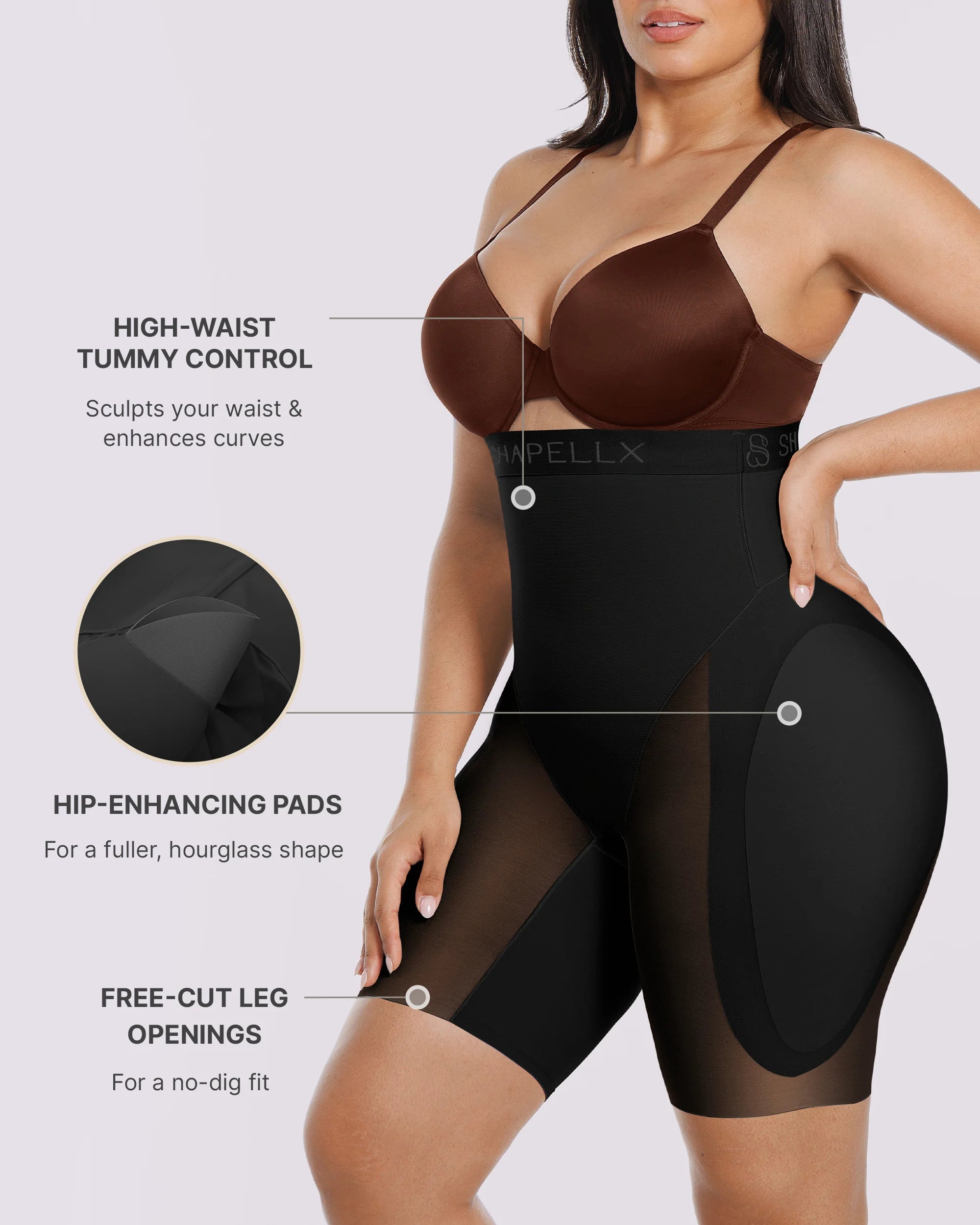 Bare Essentialsâ„?MeshSmoothâ„?Hip Enhancer Padded Short