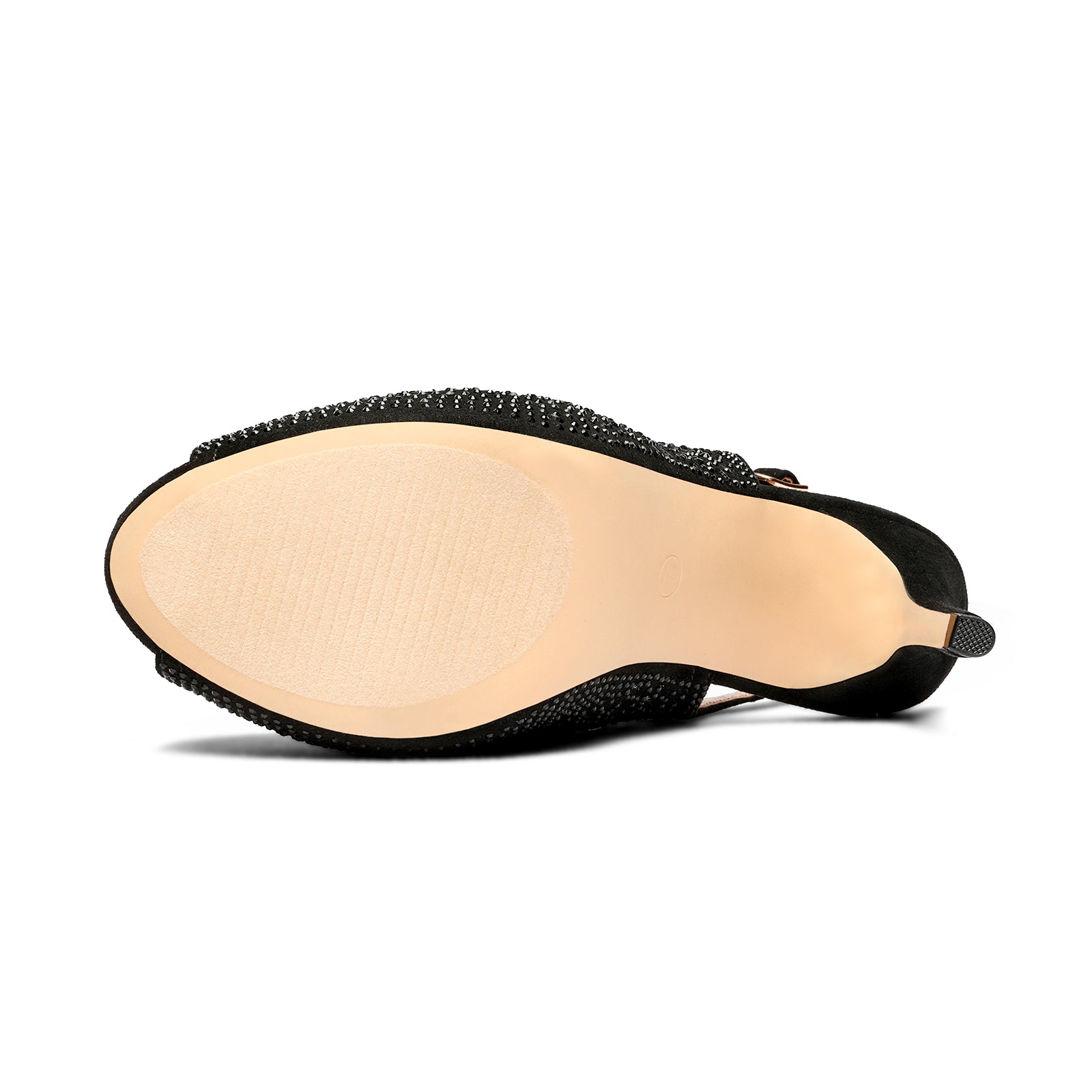 Peep Toe Rhinestone Pumps