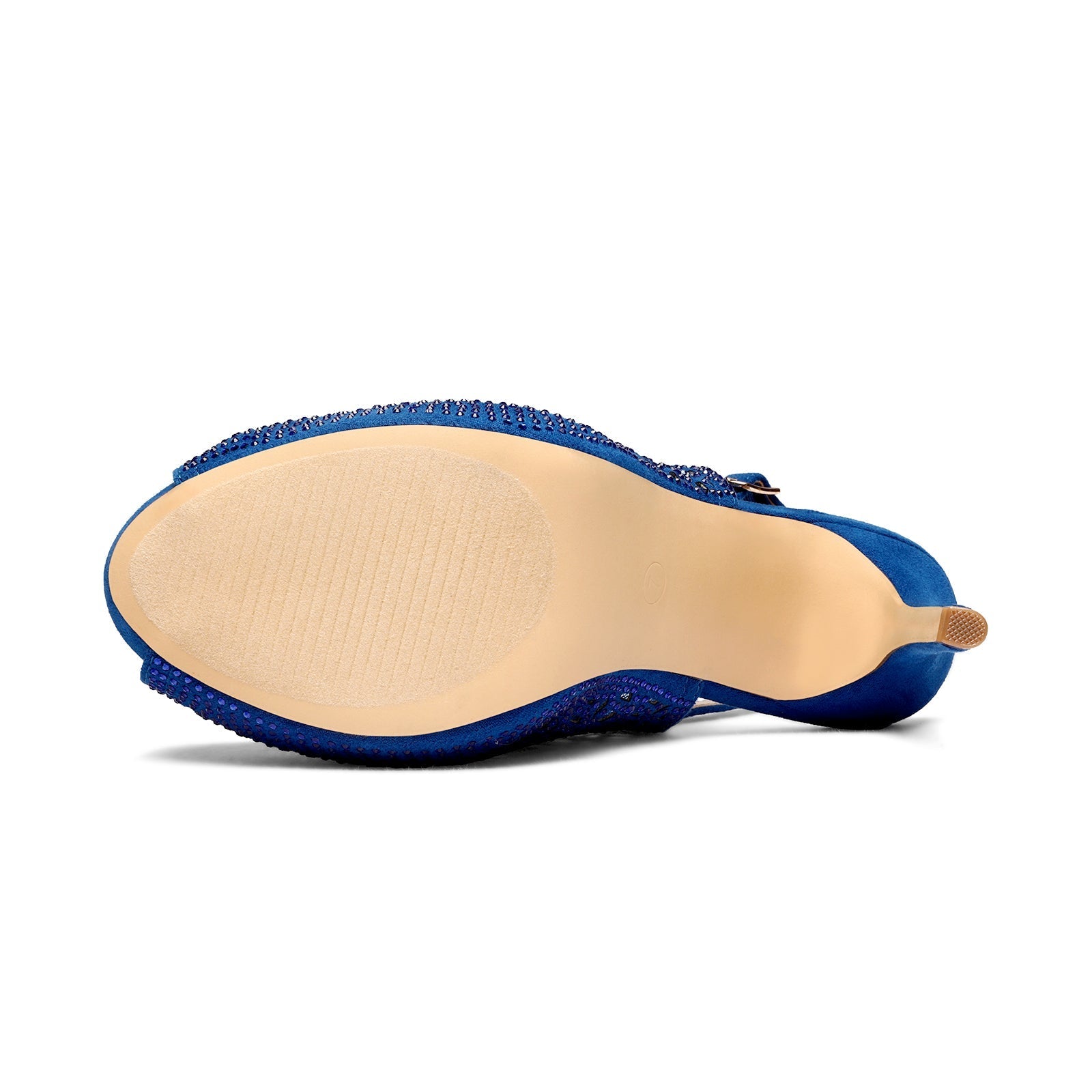 Peep Toe Rhinestone Pumps