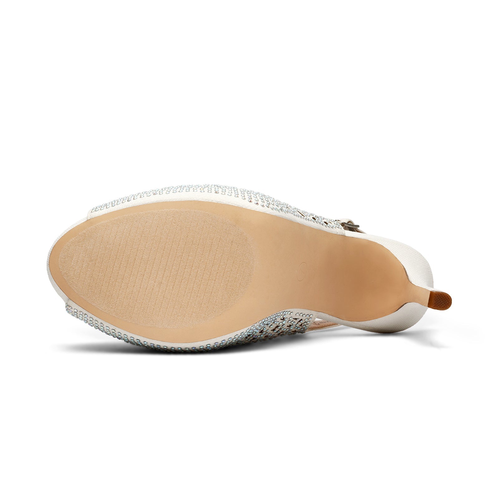 Peep Toe Rhinestone Pumps