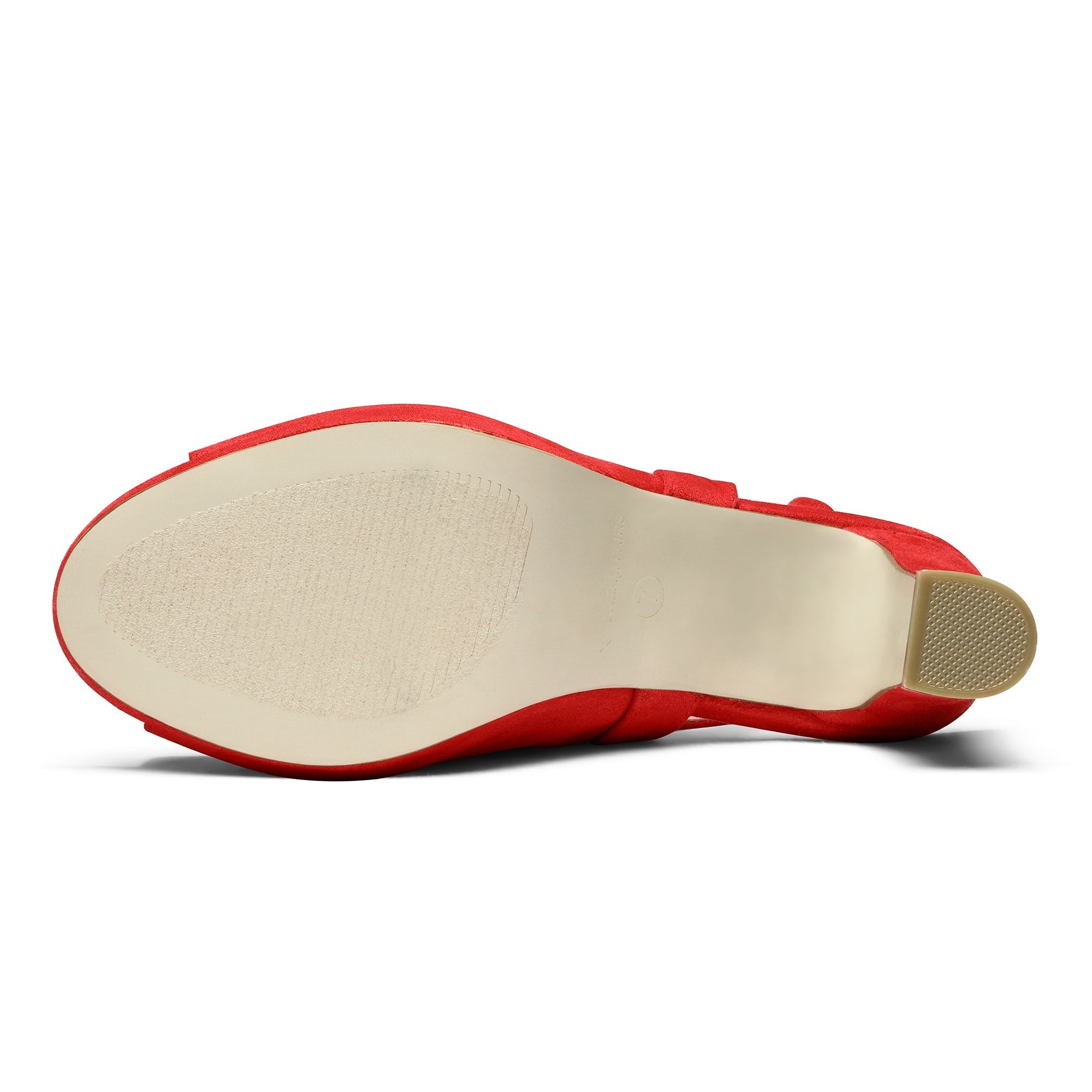 Chunky Heel Peep Toe Slingback Pumps