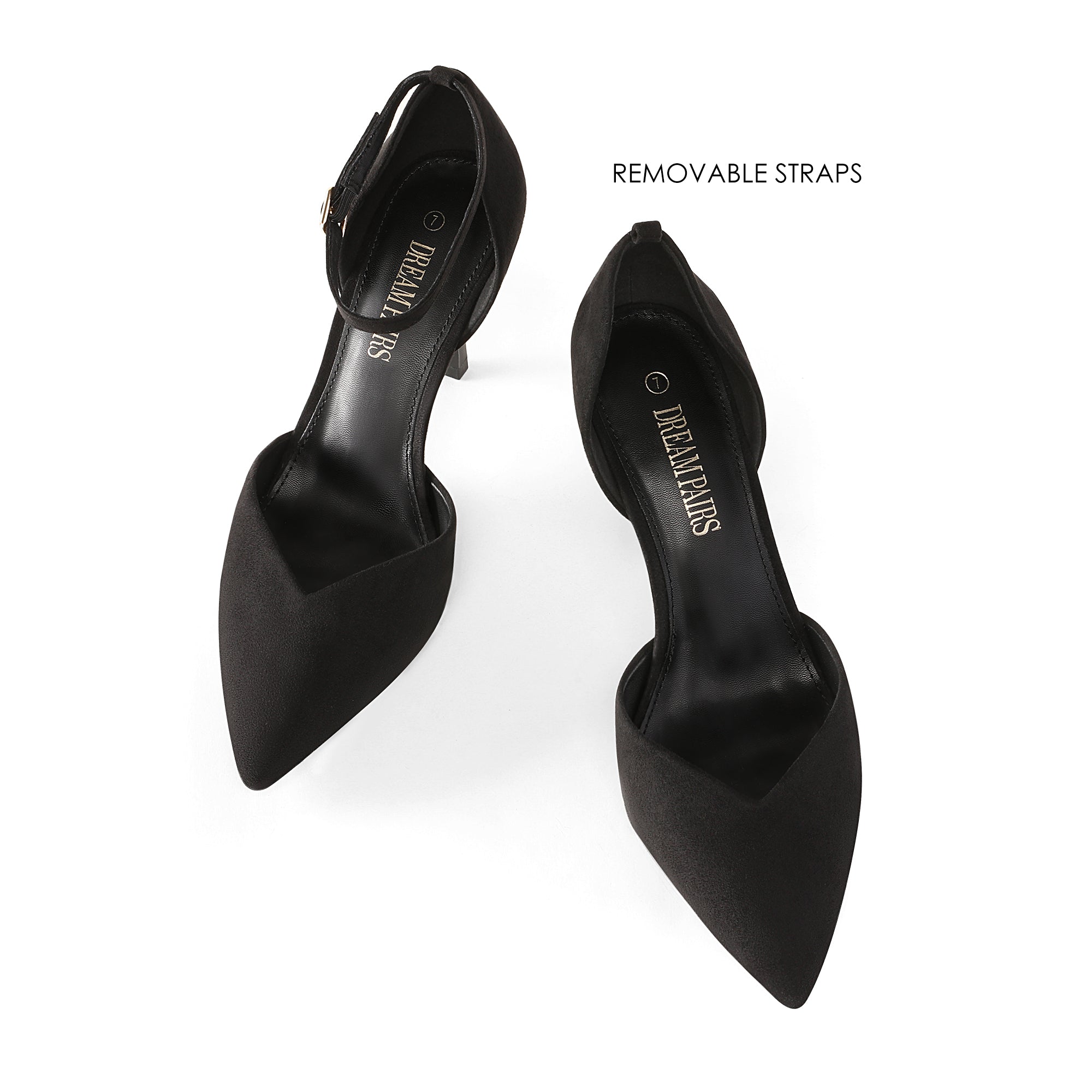 Ankle Strap Pointy Stiletto Pump Heels