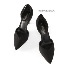 Ankle Strap Pointy Stiletto Pump Heels