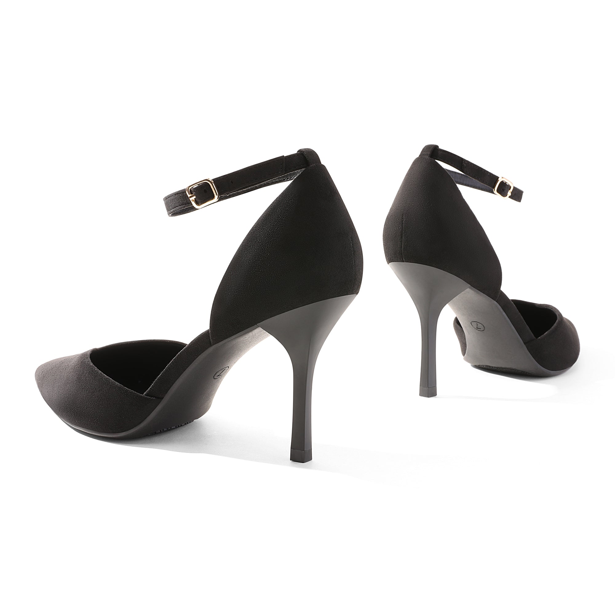 Ankle Strap Pointy Stiletto Pump Heels