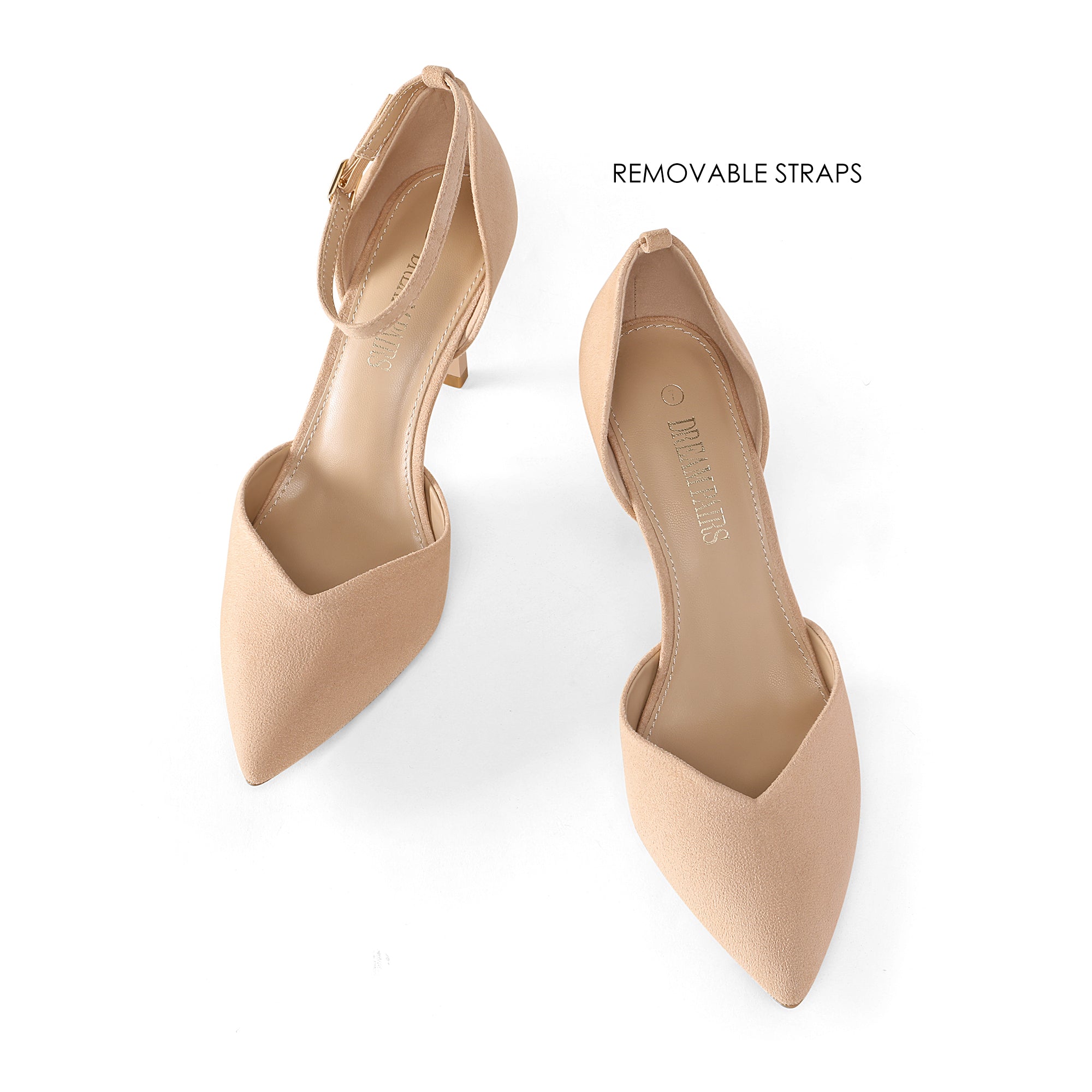 Ankle Strap Pointy Stiletto Pump Heels