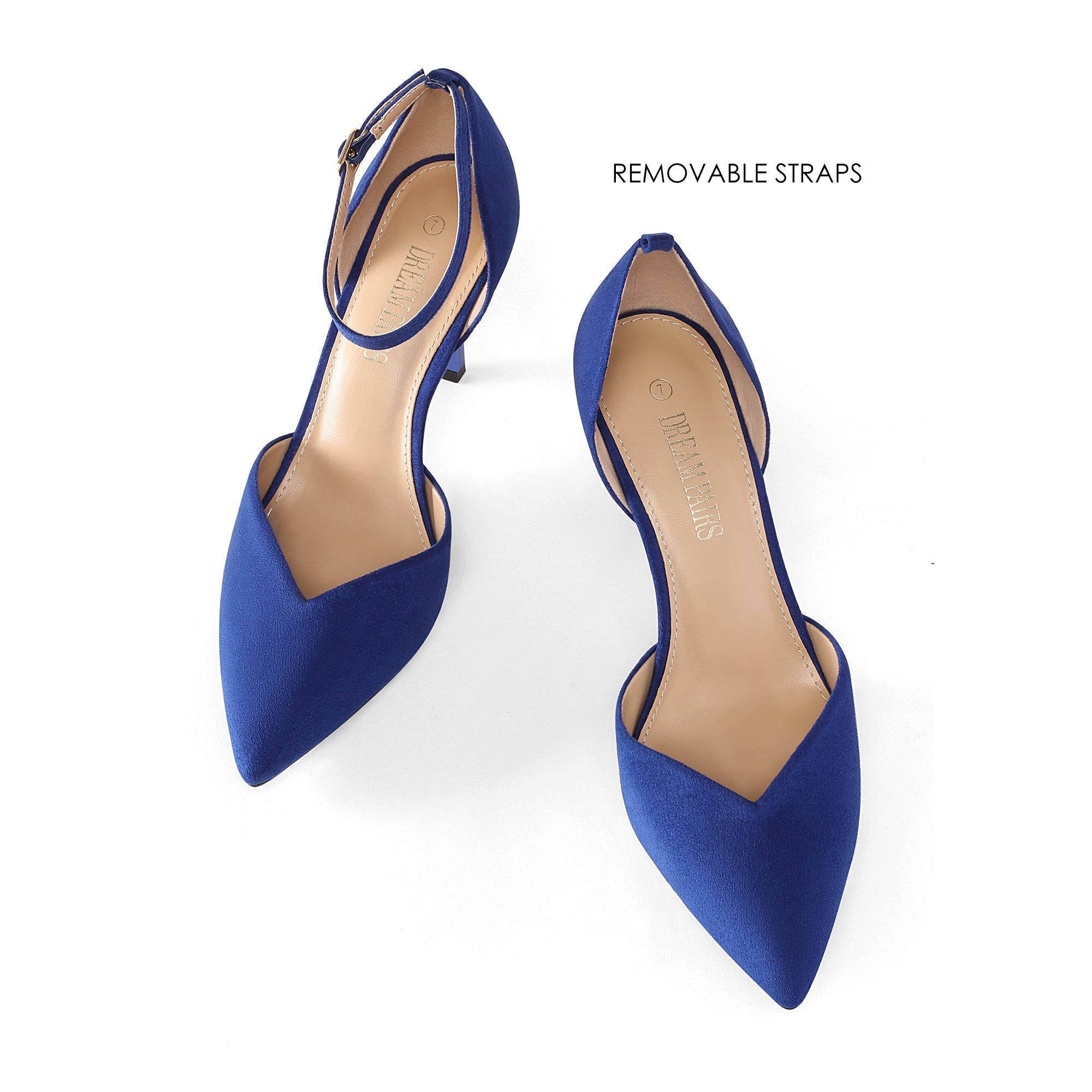 Ankle Strap Pointy Stiletto Pump Heels