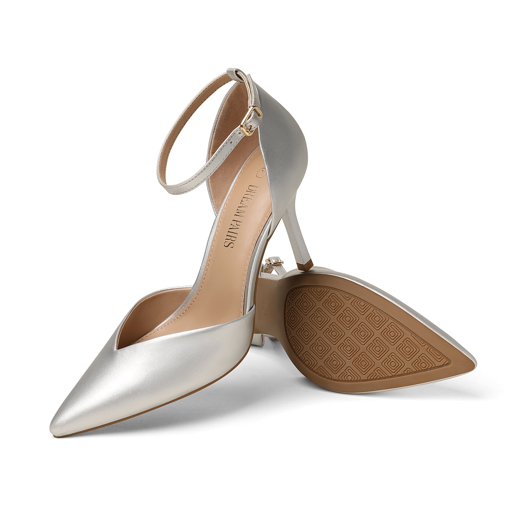 Ankle Strap Pointy Stiletto Pump Heels