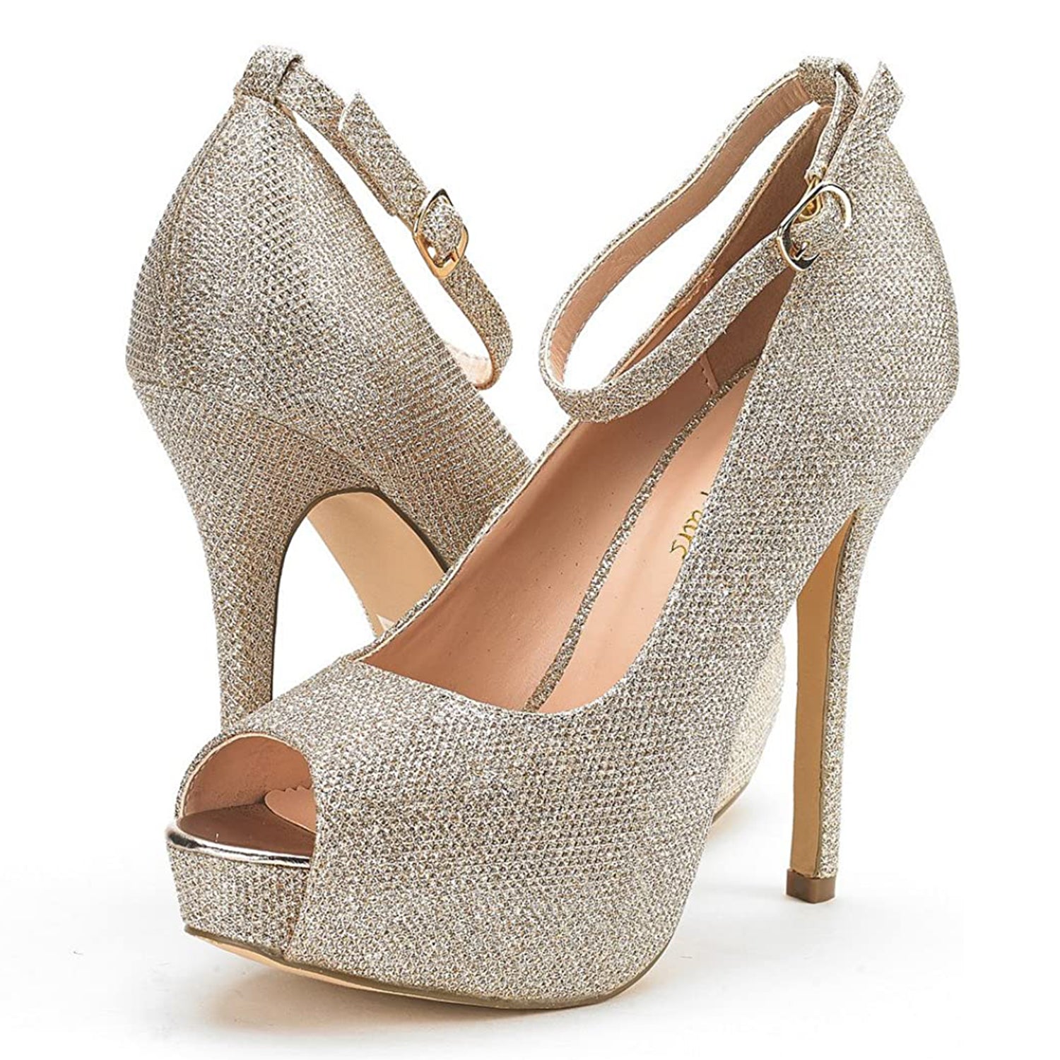 High Heel Platform Dress Pumps