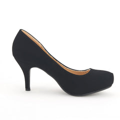 Classic Closed Toe 3 Inch Heels Pumps