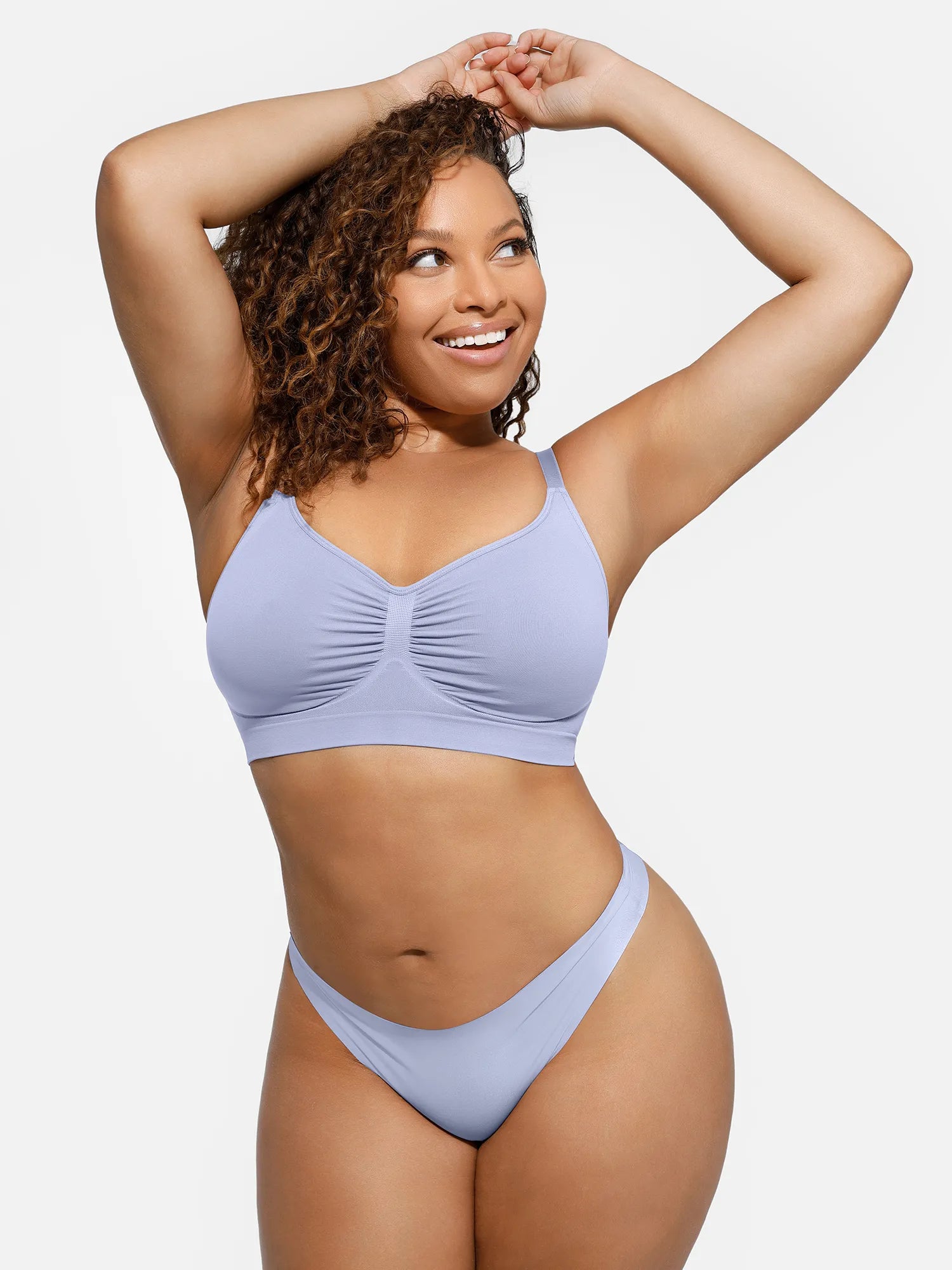 Feelingirl Everyday Wireless Bra Unlined Soft Bra