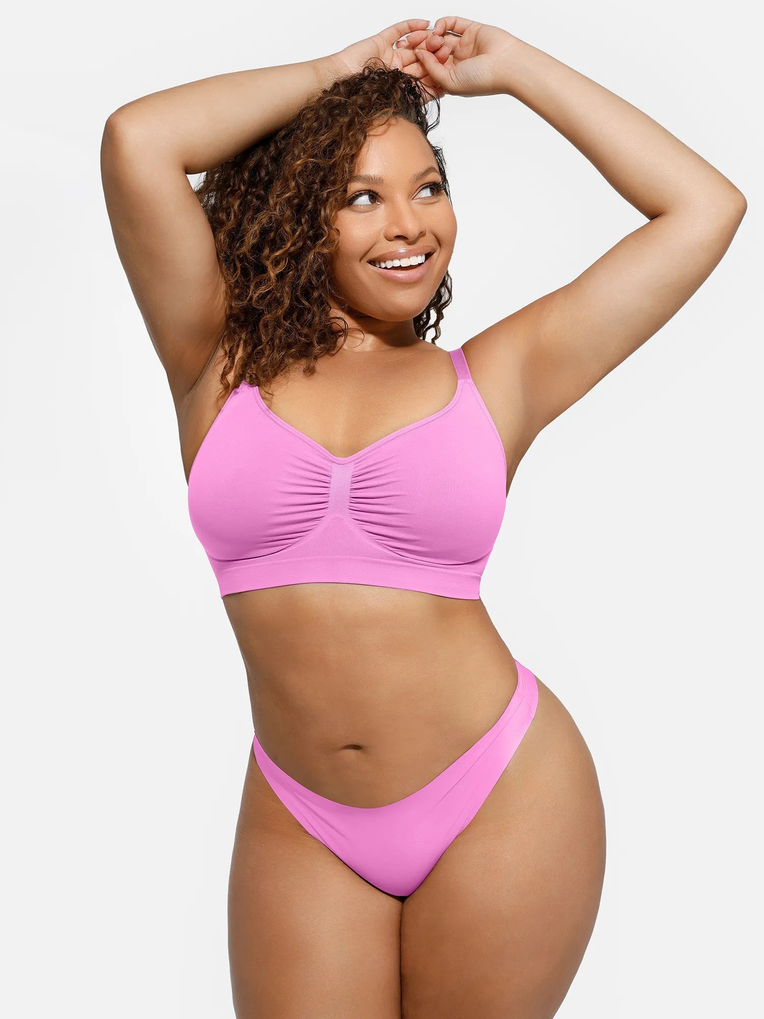 Feelingirl Everyday Wireless Bra Unlined Soft Bra