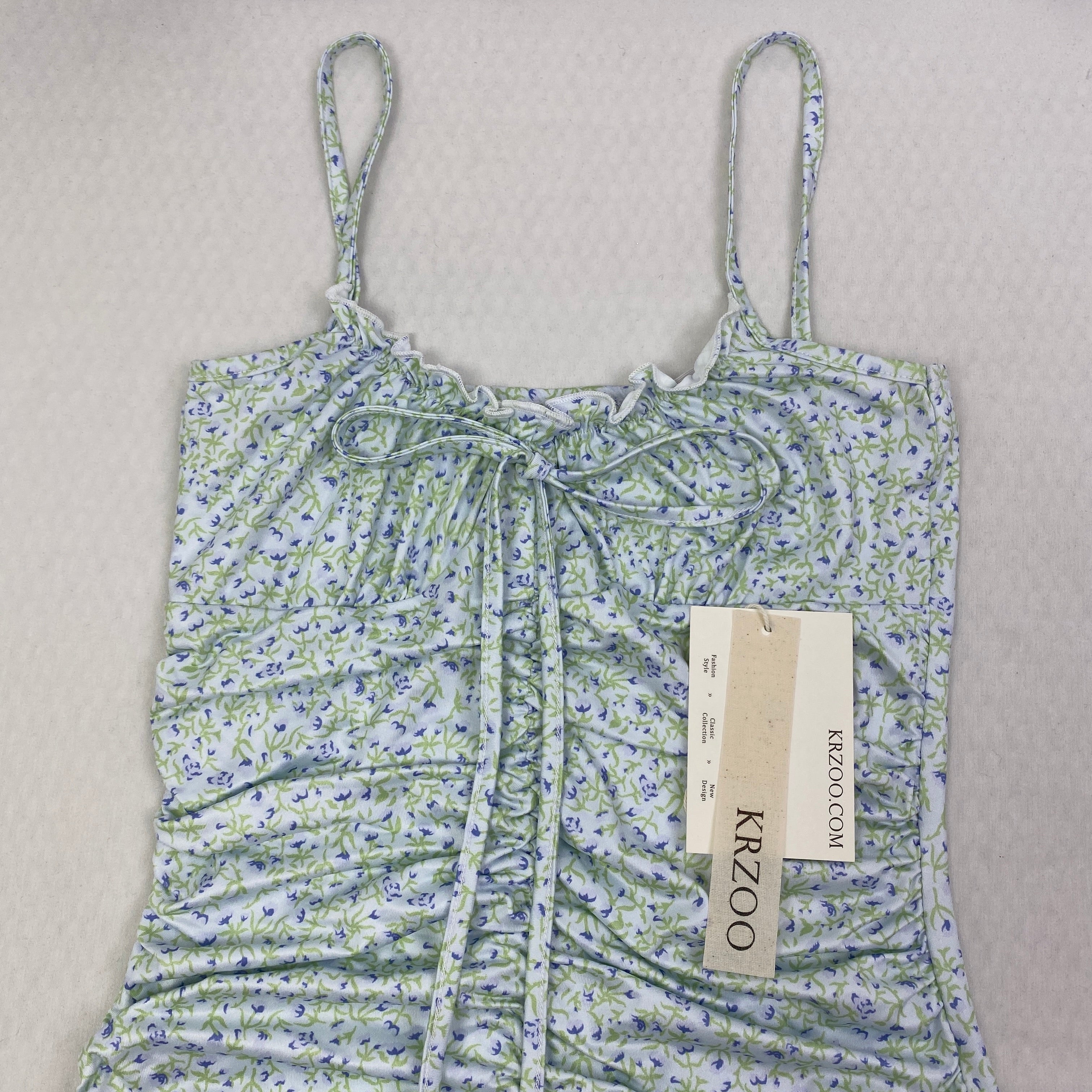 Floral ruffled dress