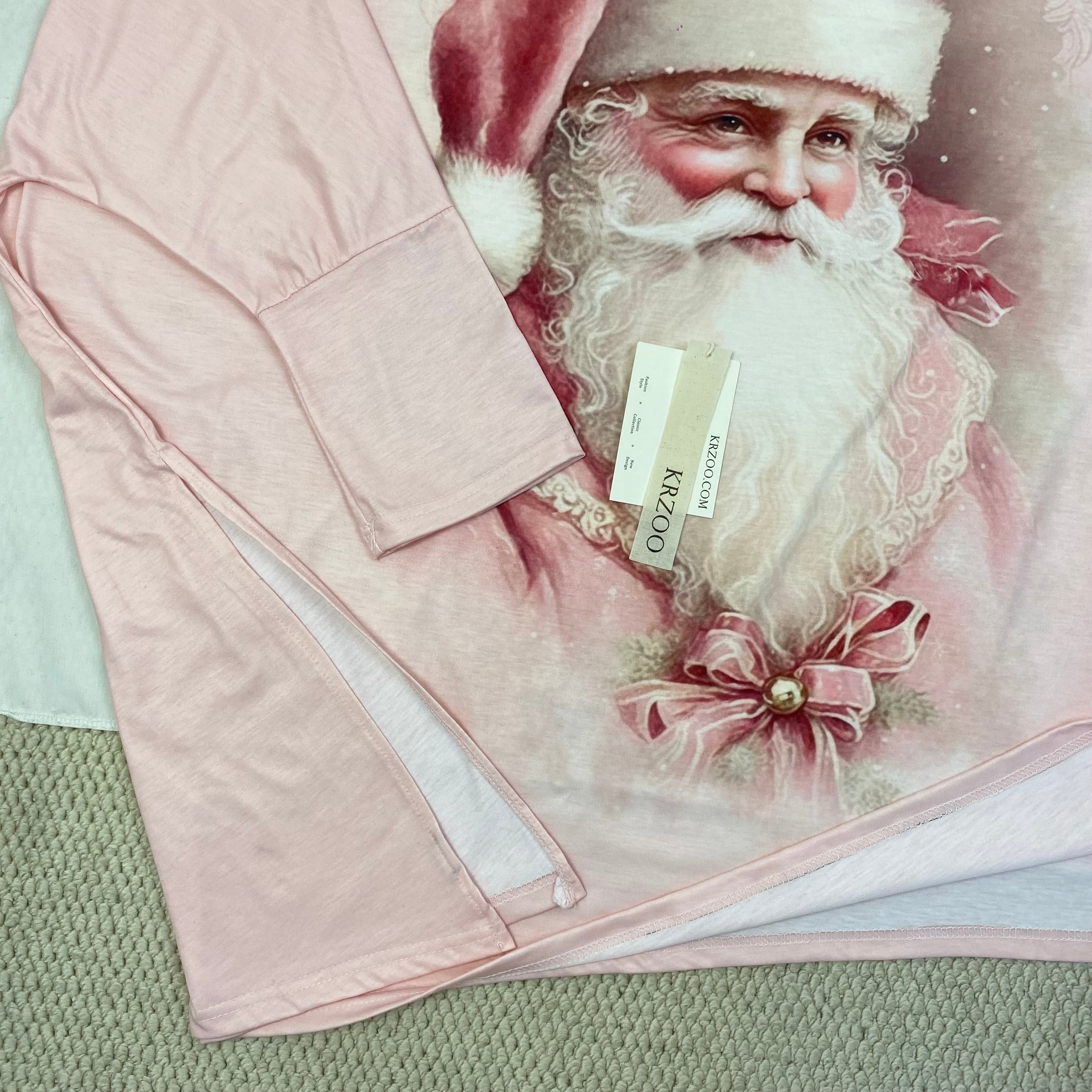 Christmas snowman printed crewneck shirt