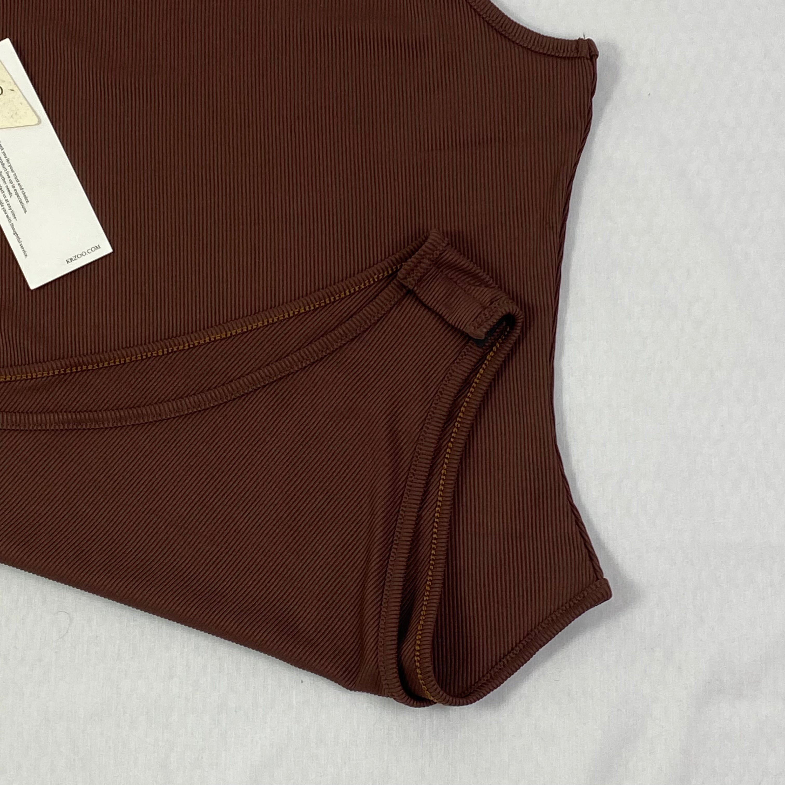 Double-layer nylon sleeveless one-piece vest