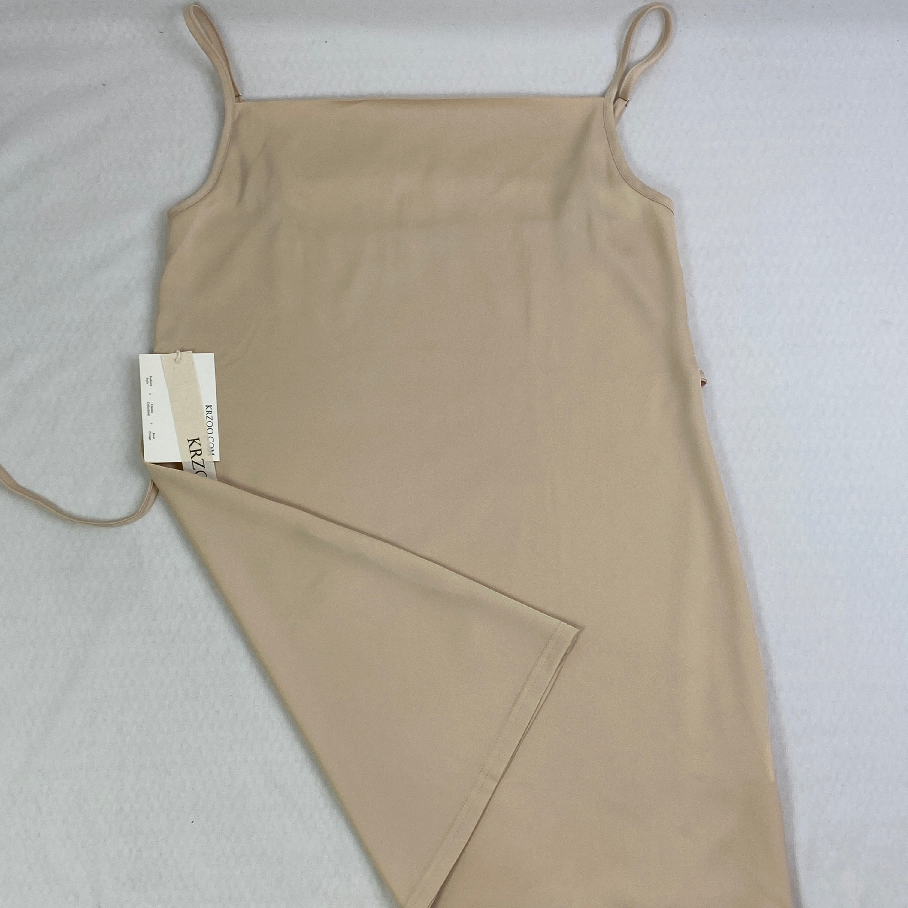 Silk ribbon halter dress