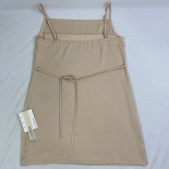Silk ribbon halter dress
